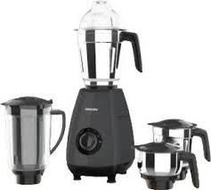 philips hl7704/00 black 1000 juicer mixer grinder (4 jars, black)